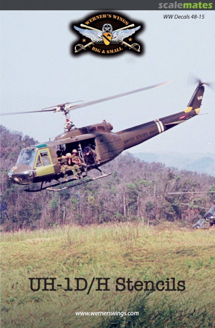 Boxart UH-1D/H Stencils WW Decals 48-15 Werner's Wings Boxart UH-1D/H Stencils WW Decals 48-15 Werner's Wings