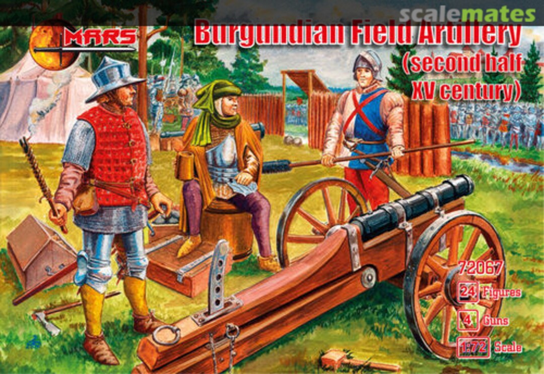 Boxart Burgundian Field Artillery 72067 Mars Figures