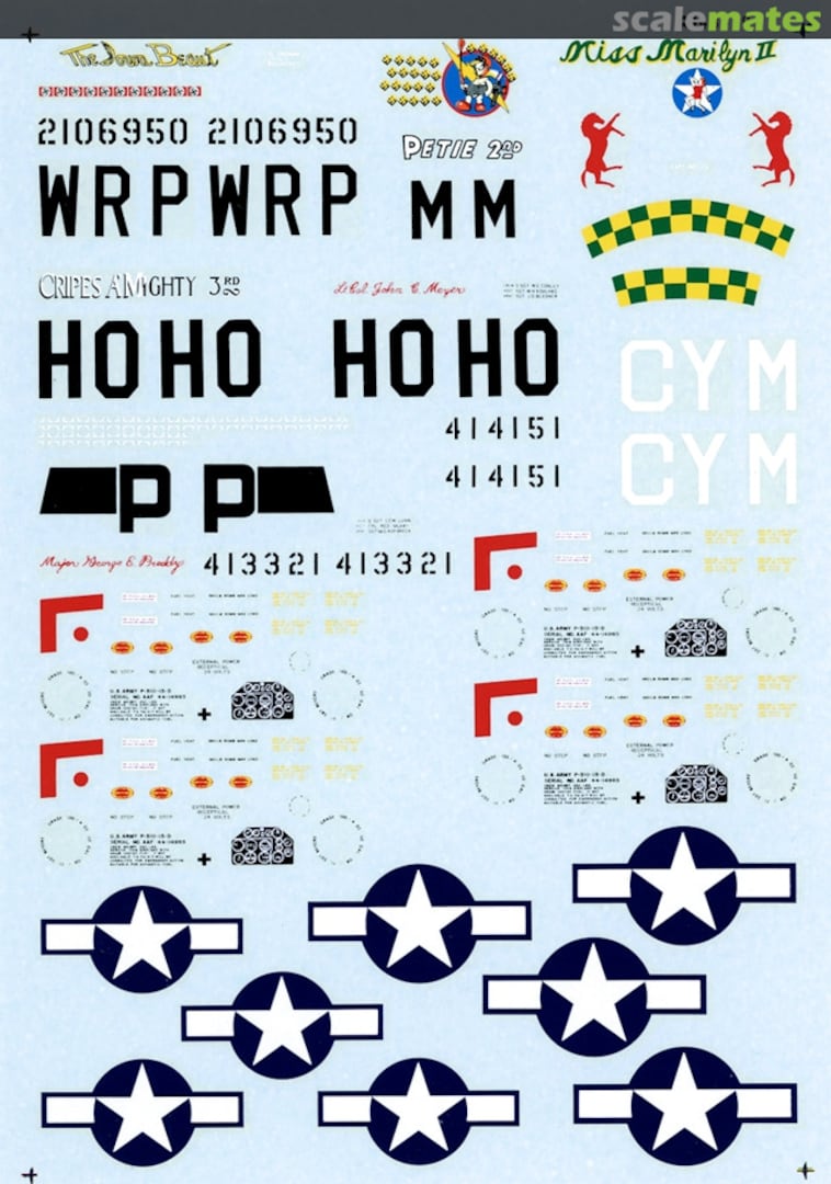 Boxart 8th Air Force Aces 48-19 Microscale Boxart 8th Air Force Aces 48-19 Microscale