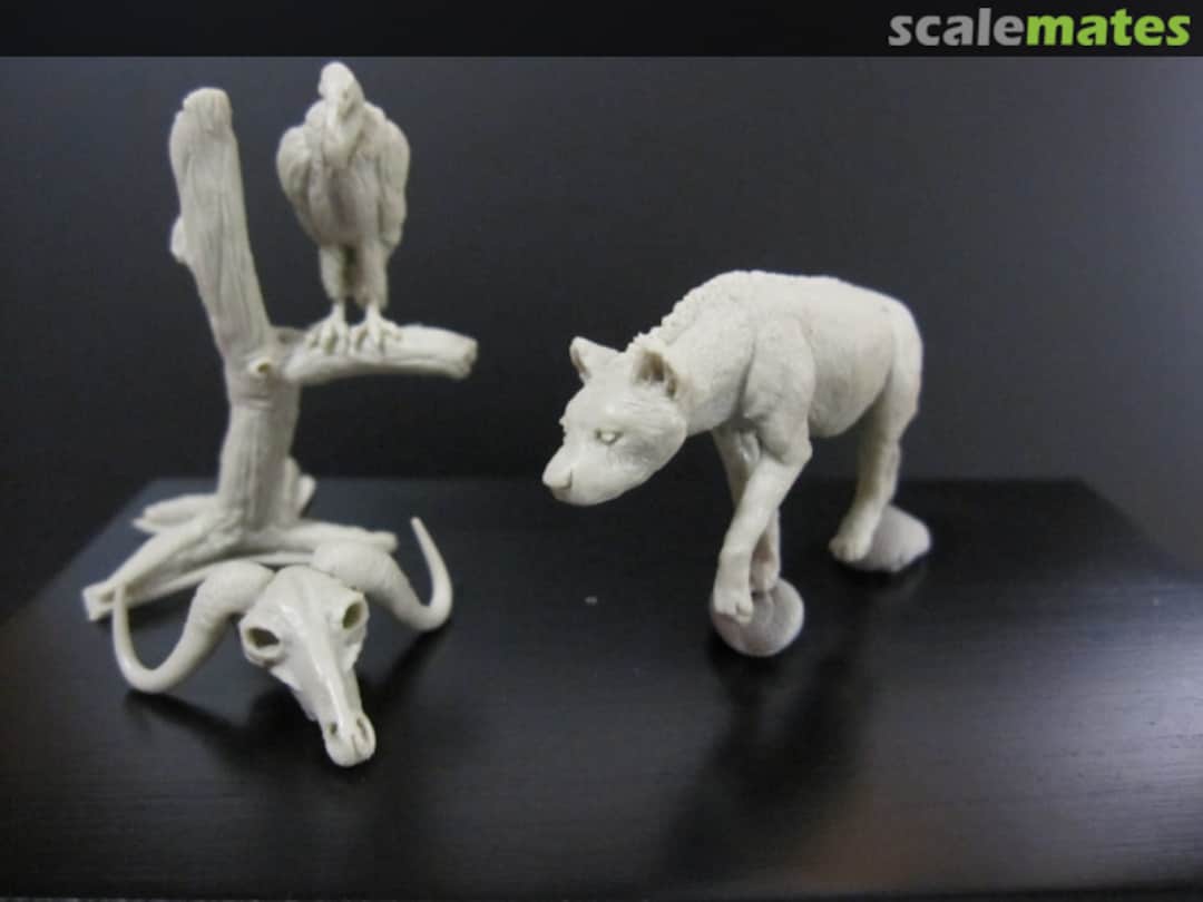 Boxart African Hyena and Vulture CixM54006 Cix Models Boxart African Hyena and Vulture CixM54006 Cix Models