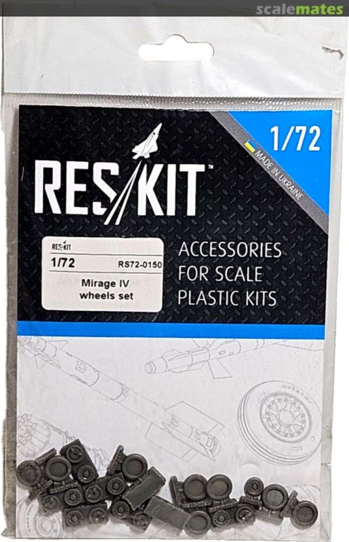 Boxart Mirage IV wheels set RS72-0150 ResKit