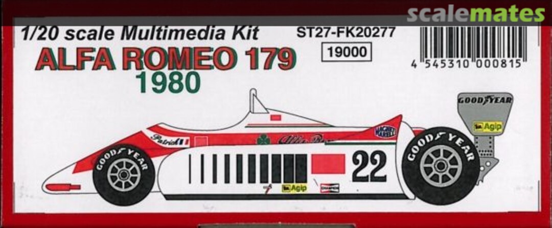 Boxart Alfa Romeo 179 ST27-FK20277 Studio27 Boxart Alfa Romeo 179 ST27-FK20277 Studio27
