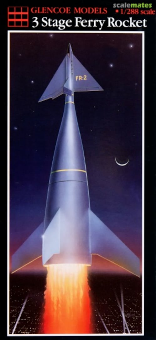 Boxart 3 Stage Ferry Rocket 05908 Glencoe Models Boxart 3 Stage Ferry Rocket 05908 Glencoe Models