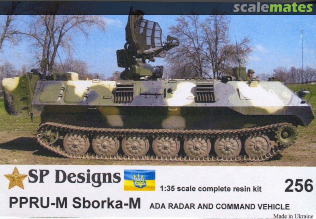 Boxart PPRU-M Sborka-M/DOG EAR ADA Radar & Command vehicle 256 SP Designs Boxart PPRU-M Sborka-M/DOG EAR ADA Radar & Command vehicle 256 SP Designs