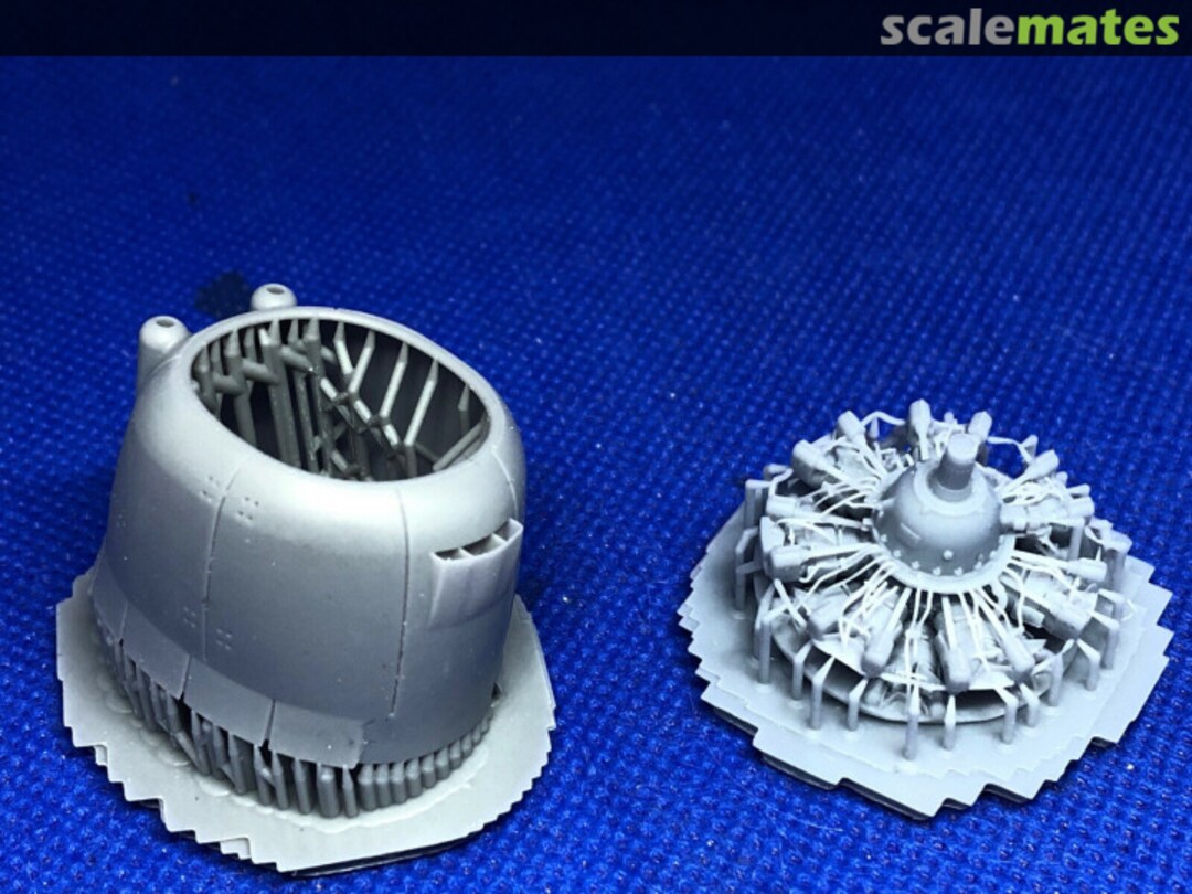 Boxart P-36 Hawk Resin Cowl + Engine Upgrade R2D48221 RESIN2detail Boxart P-36 Hawk Resin Cowl + Engine Upgrade R2D48221 RESIN2detail