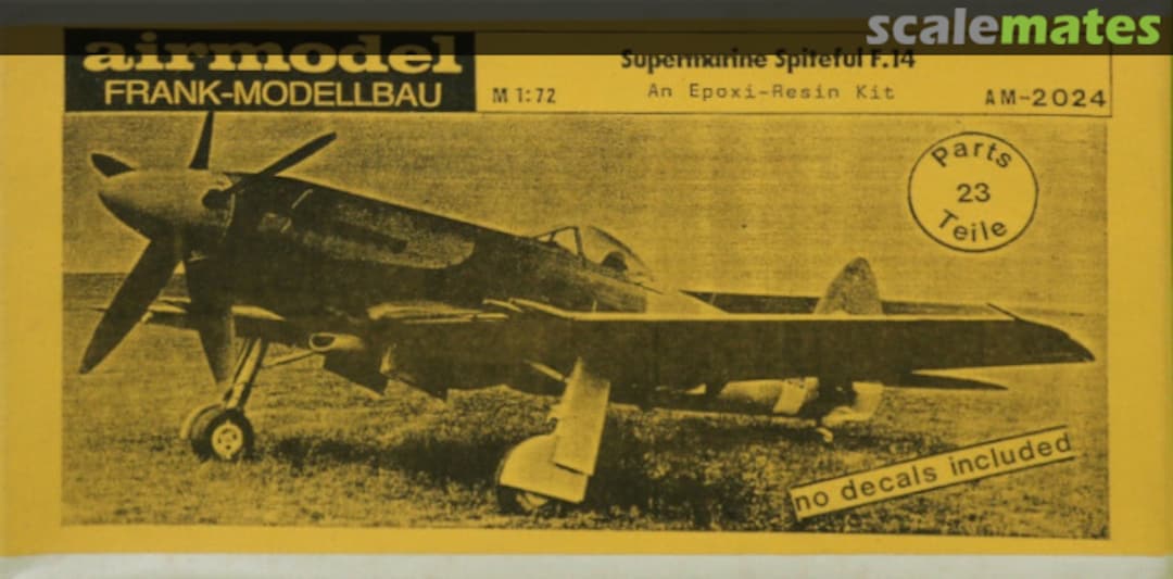 Boxart Supermarine Spiteful F.14 AM-2024 Airmodel Boxart Supermarine Spiteful F.14 AM-2024 Airmodel