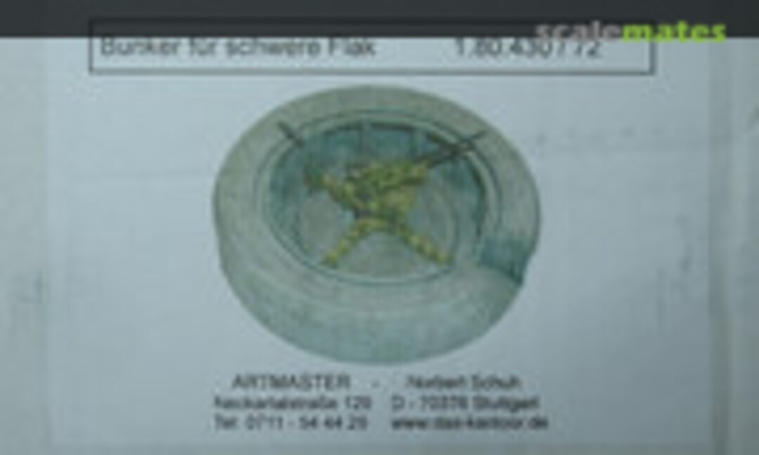 Bunker für schwere Flak (Artmaster 1.80.430)