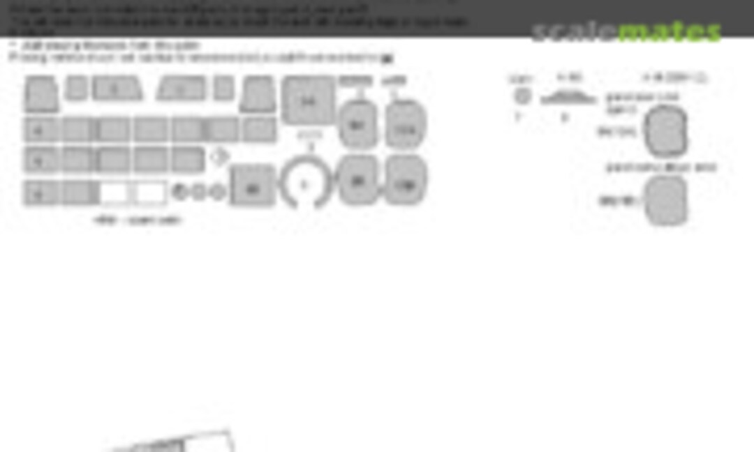 1:48 C-47A, C-48C, DC-3 BASIC kabuki masks (New Ware NWAM1203) NWAM1203