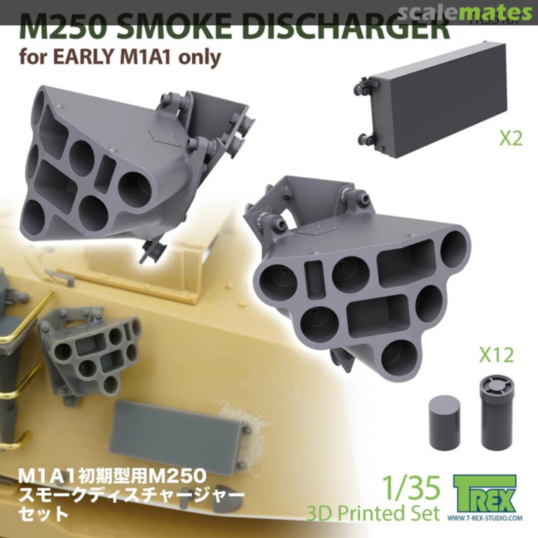 Boxart M250 Smoke Discharger for Early M1A1 only TR35187 T-Rex Studio