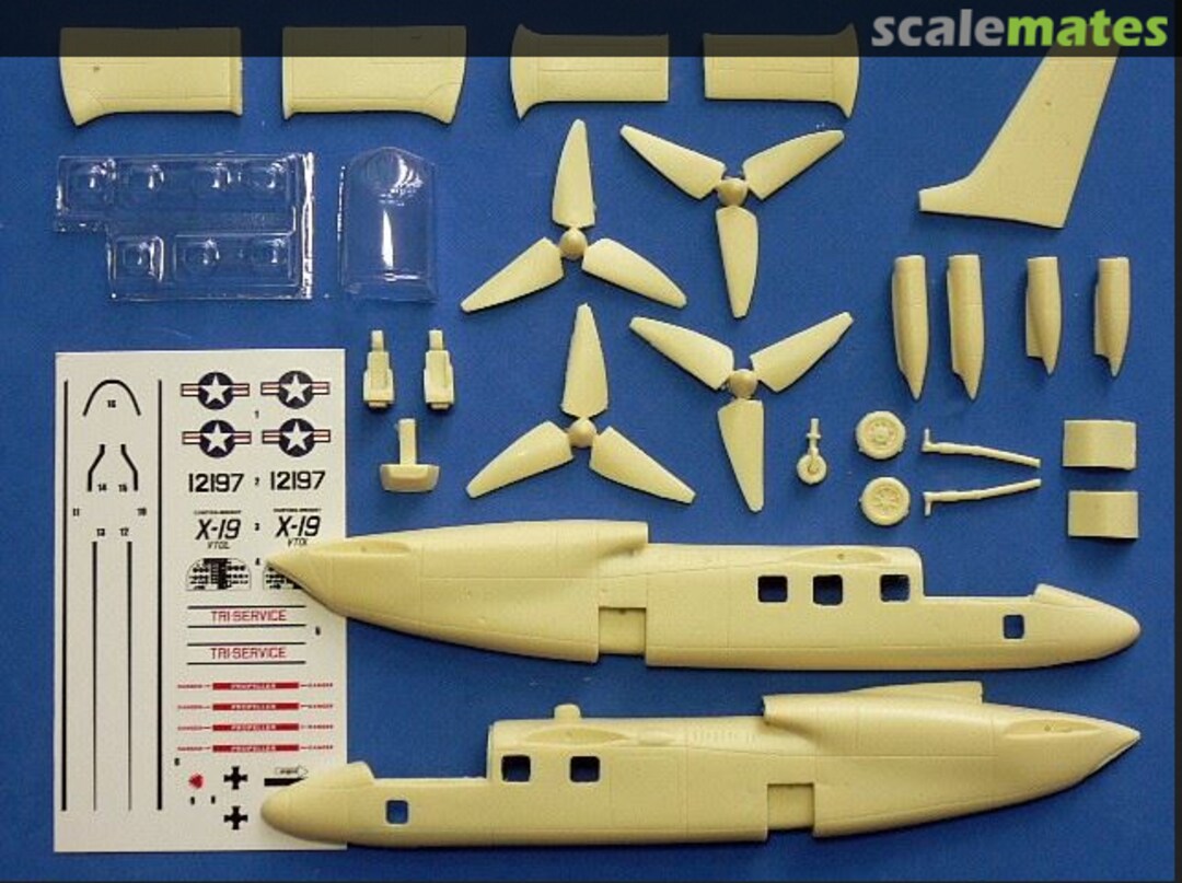 Contents Curtiss Wright X-19 AA-2005 Anigrand Craftswork