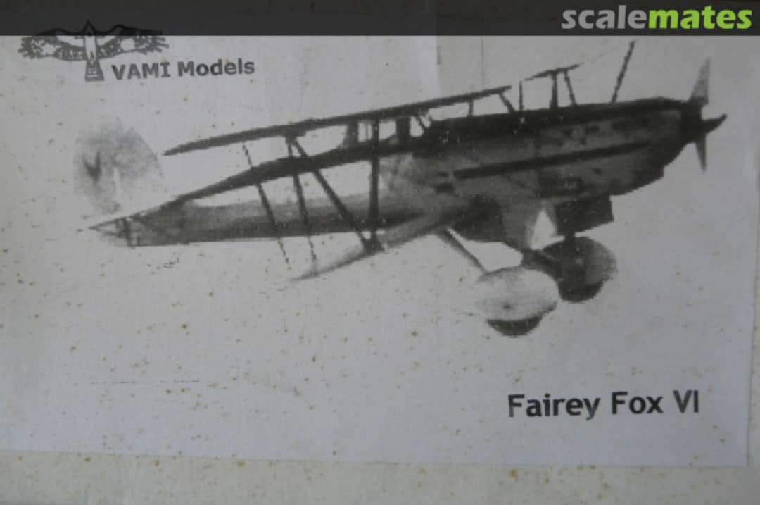 Boxart Fairey Fox VI VAMI Models Boxart Fairey Fox VI VAMI Models