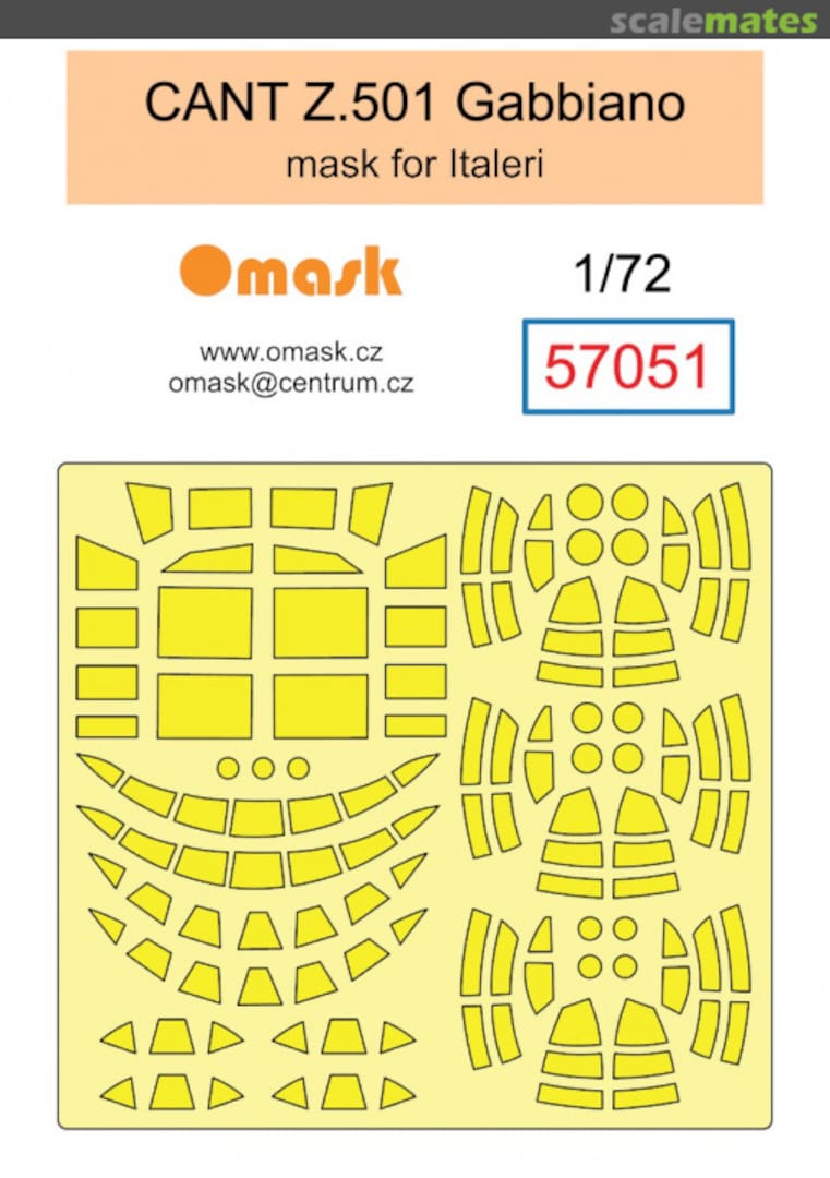 Boxart CANT Z.501 Gabbiano 57051 Omask