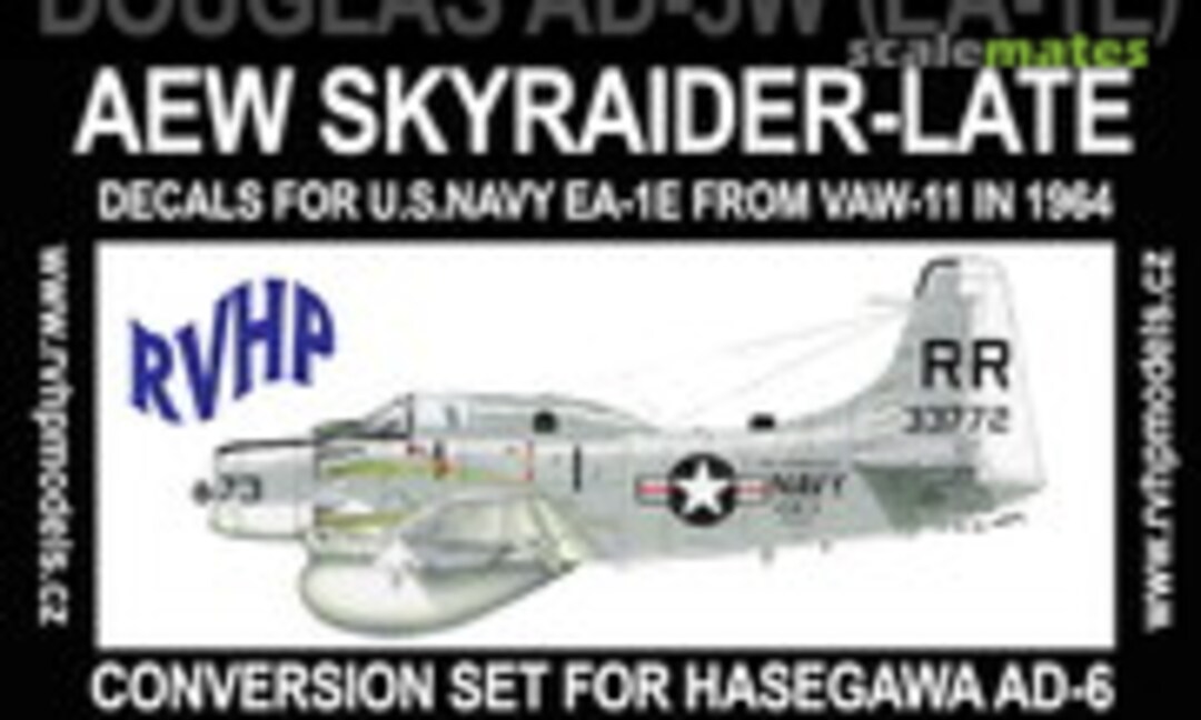 1:72 Douglas AD-5W (EA-1E) AEW Skyraider Late Resin Conversion Set w/Decal (RVHP C7206) C7206