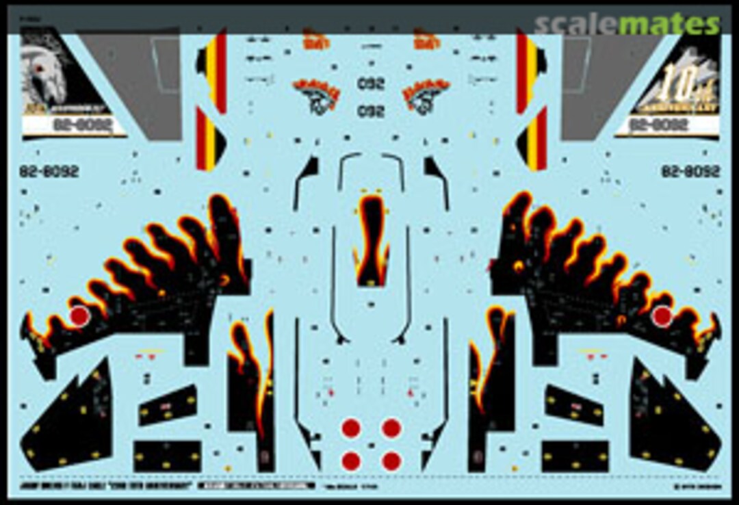 Boxart JASDF Boeing F-15DJ Eagle `23SQ 10th Anniversary` A-348 MYK Design Boxart JASDF Boeing F-15DJ Eagle `23SQ 10th Anniversary` A-348 MYK Design