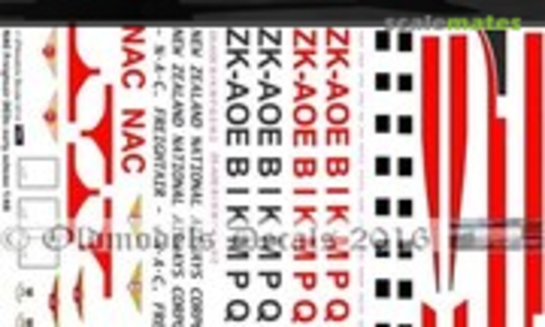 1:48 NAC Freightair DC-3 1st scheme (Oldmodels Decals OMD1028) OMD1028