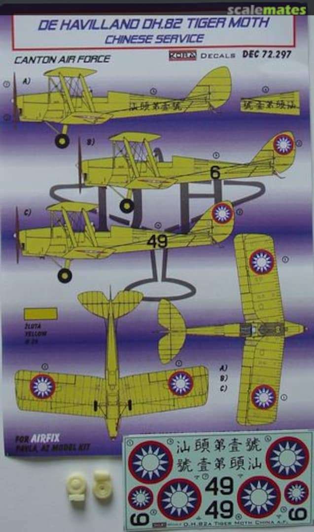 Boxart De Havilland DH.82 Tiger Moth DEC72297 Kora Models Boxart De Havilland DH.82 Tiger Moth DEC72297 Kora Models