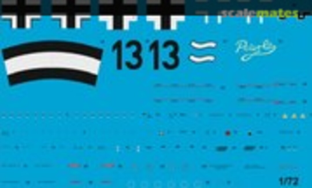 1:72 Bf 109 G14 Oblt. Schäufele Operation Bodenplatte 1944 (Peddinghaus-Decals EP 2319) EP 2319