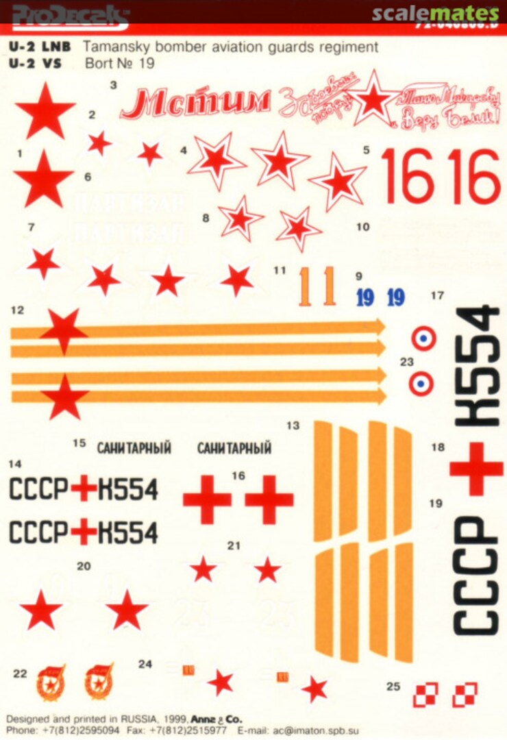 Boxart Polikarpov U-2 72-040806.D ProDecals Boxart Polikarpov U-2 72-040806.D ProDecals