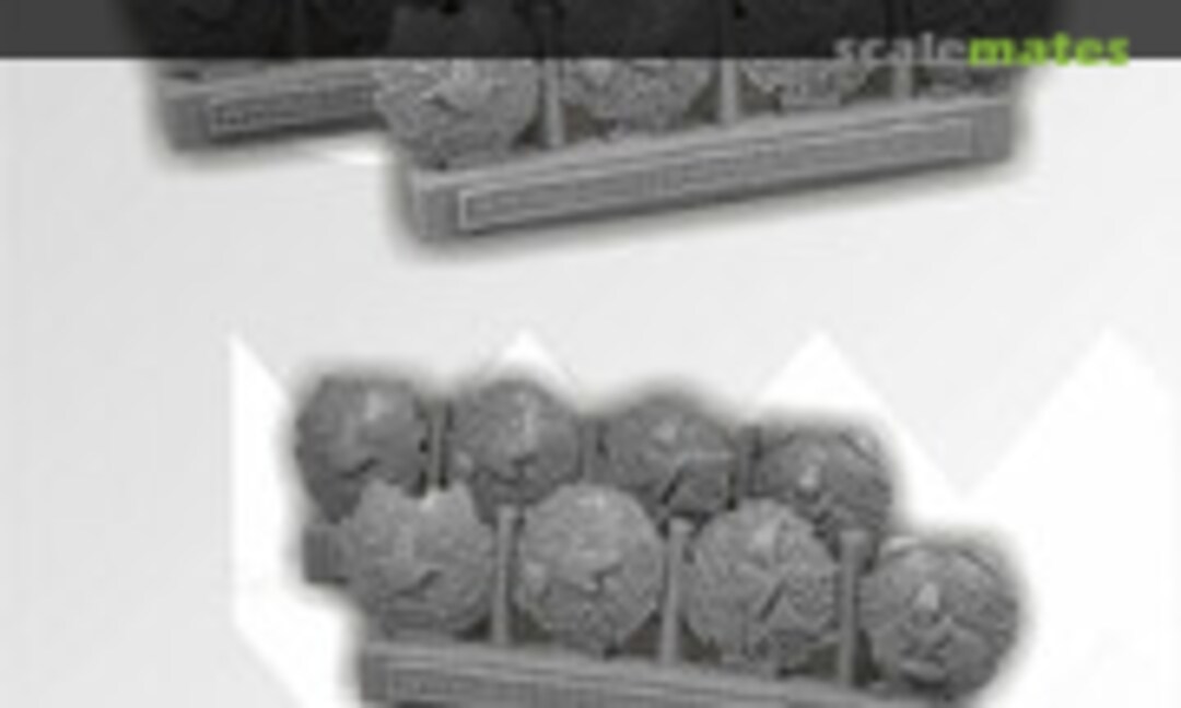 No Moscals Shields (8 pcs) (Scibor Monsterous Miniatures CPSH0010) CPSH0010