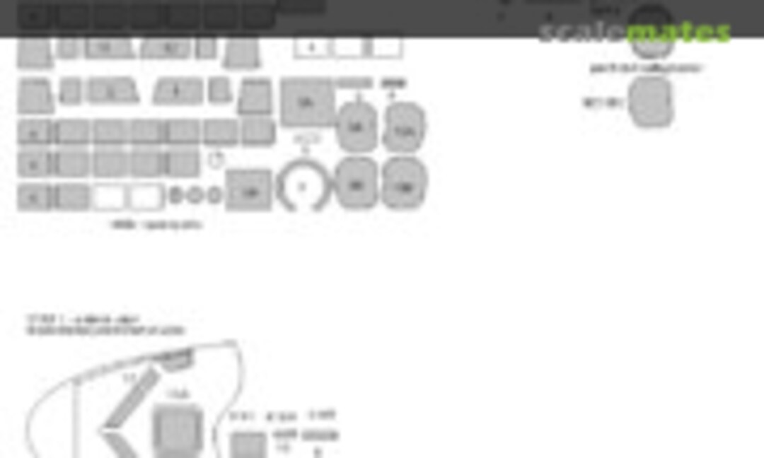 1:48 C-47A, C-48C, DC-3 EXPERT kabuki masks (New Ware NWAM1204) NWAM1204