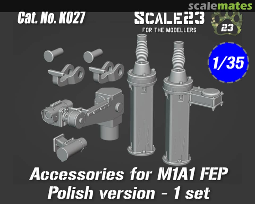 Boxart Accessories for M1A1 FEP Polish version 35-K027 Scale23 Boxart Accessories for M1A1 FEP Polish version 35-K027 Scale23