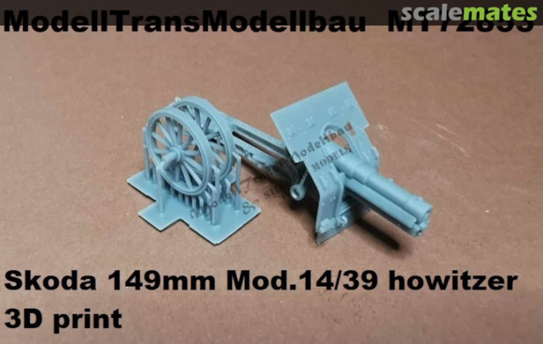 Boxart Skoda 149mm Mod. 14/39 Howitzer MT72853 Modell Trans Modellbau Boxart Skoda 149mm Mod. 14/39 Howitzer MT72853 Modell Trans Modellbau