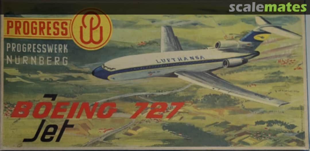 Boxart Lufthansa Boeing 727 54040 Progresswerk Nürnberg Boxart Lufthansa Boeing 727 54040 Progresswerk Nürnberg
