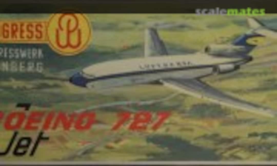 1:125 Lufthansa Boeing 727 (Progresswerk Nürnberg 54040) 54040