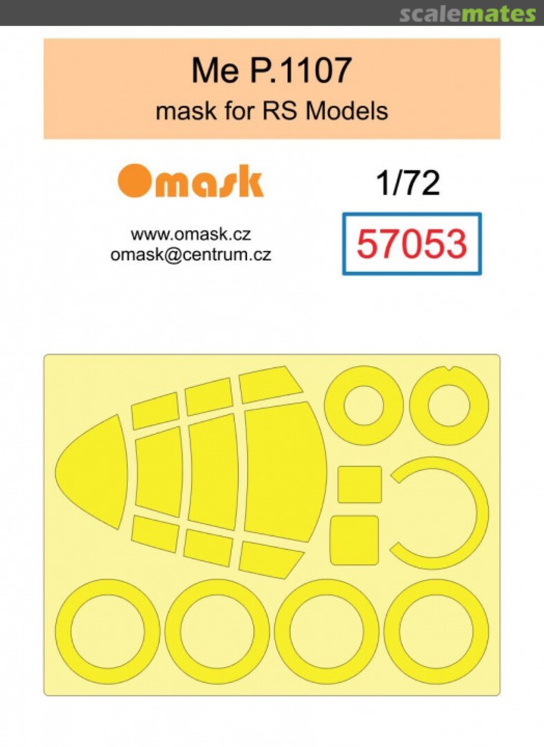 Boxart Messerschmitt Me P.1107 57053 Omask Boxart Messerschmitt Me P.1107 57053 Omask