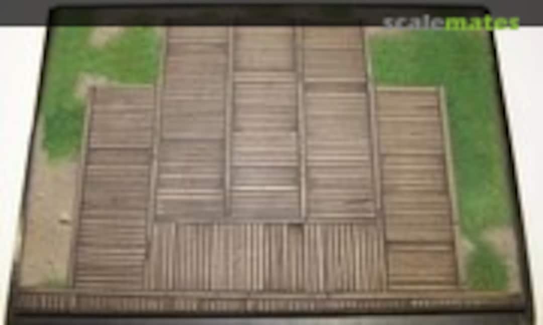 1:72 wooden airfield section square (Airmodel AM-9013) AM-9013