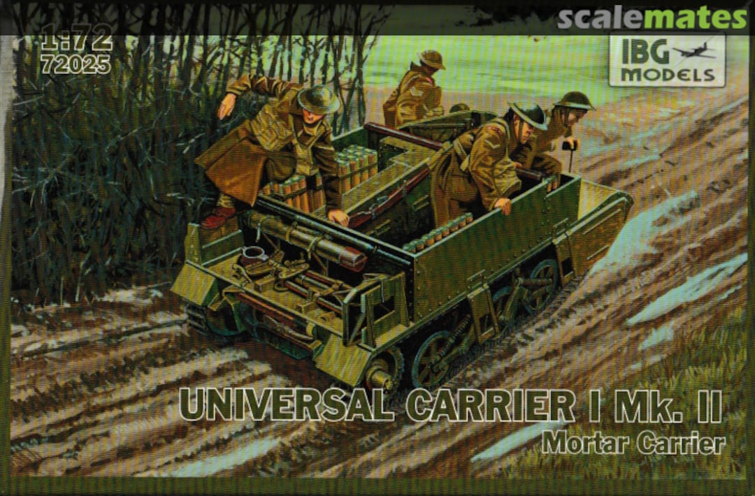 Boxart Universal Carrier I Mk. II 72025 IBG Models Boxart Universal Carrier I Mk. II 72025 IBG Models