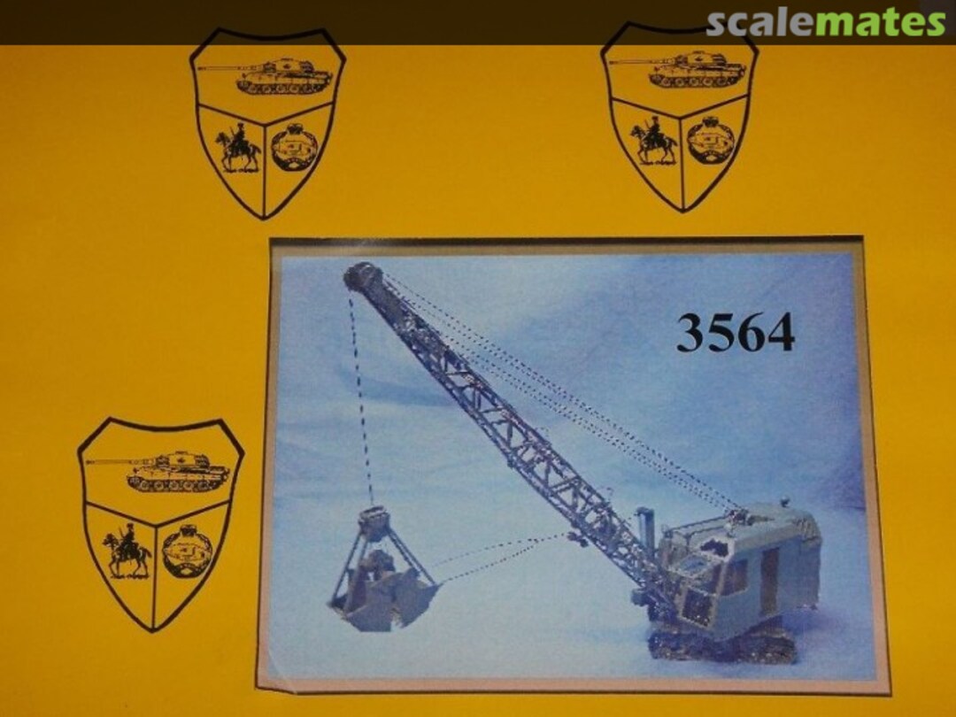 Boxart Menck Raupenbagger M60 excavator 3564 Elite Modell Boxart Menck Raupenbagger M60 excavator 3564 Elite Modell