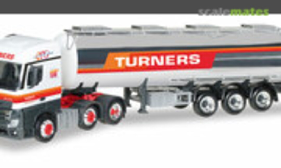 Mercedes-Benz Actros Streamspace Chromtank-Sattelzug &quot;Turners&quot; (GB) (Herpa 306720)