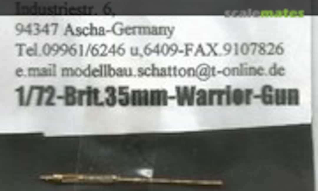 1:72 Brit.35mm-Warrior-Gun (Schatton Modellbau 7240) 7240
