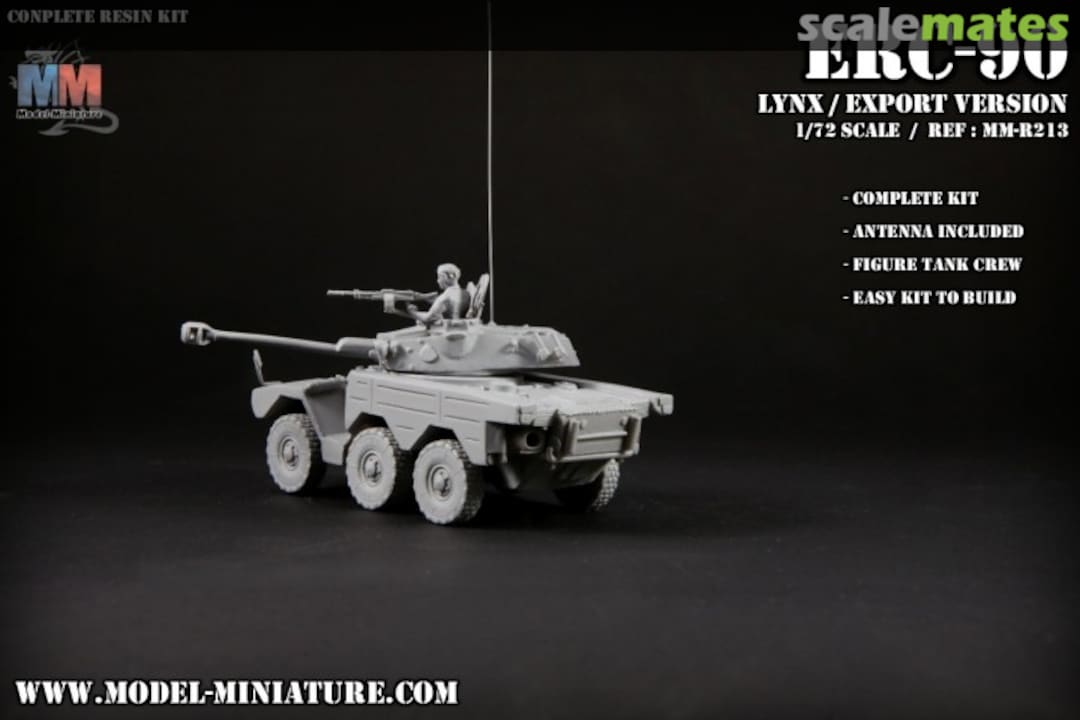 Boxart ERC-90 Lynx / Export version MM-R213 Model Miniature Boxart ERC-90 Lynx / Export version MM-R213 Model Miniature