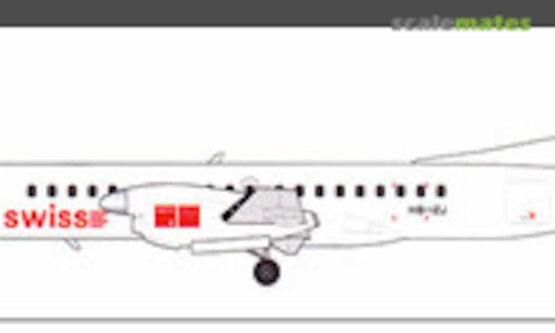 1:144 Saab 2000 Swiss (Welsh Models SL400R) SL400R