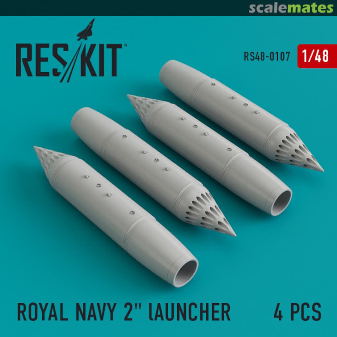 Boxart Royal Navy 2 inch rocket launcher (4 pcs) RS48-0107 ResKit