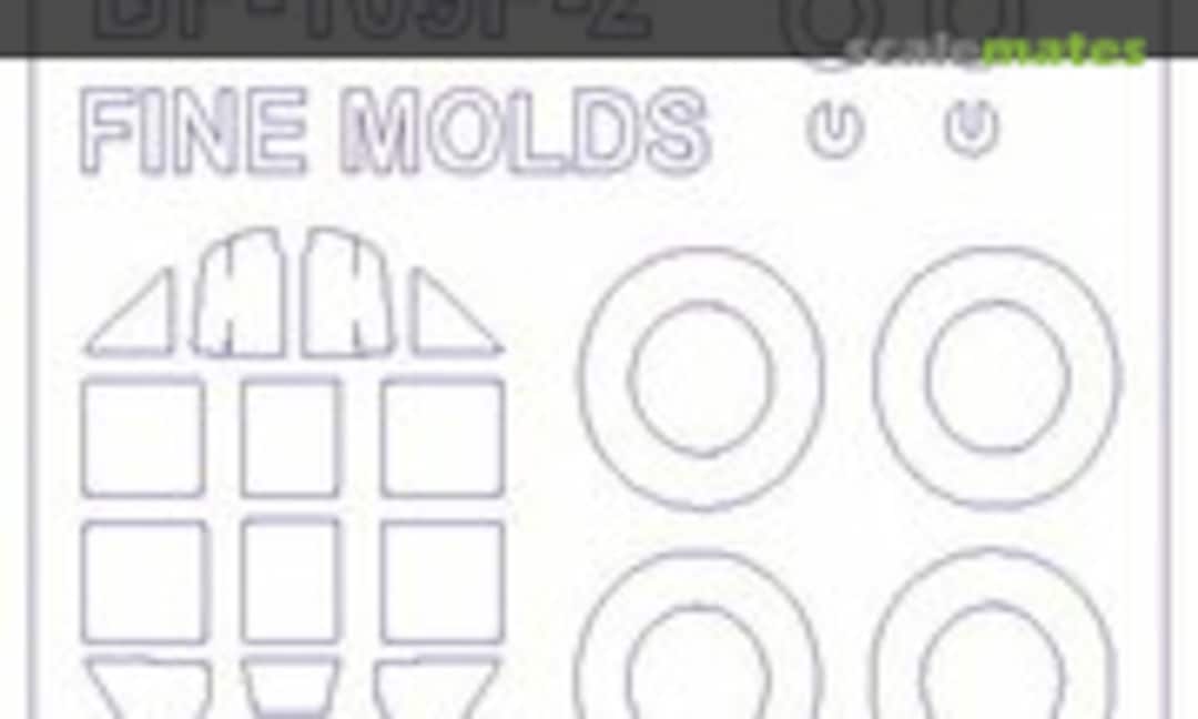 1:72 Mask for Bf-109 F-2 and wheels masks (KV Models 72571)