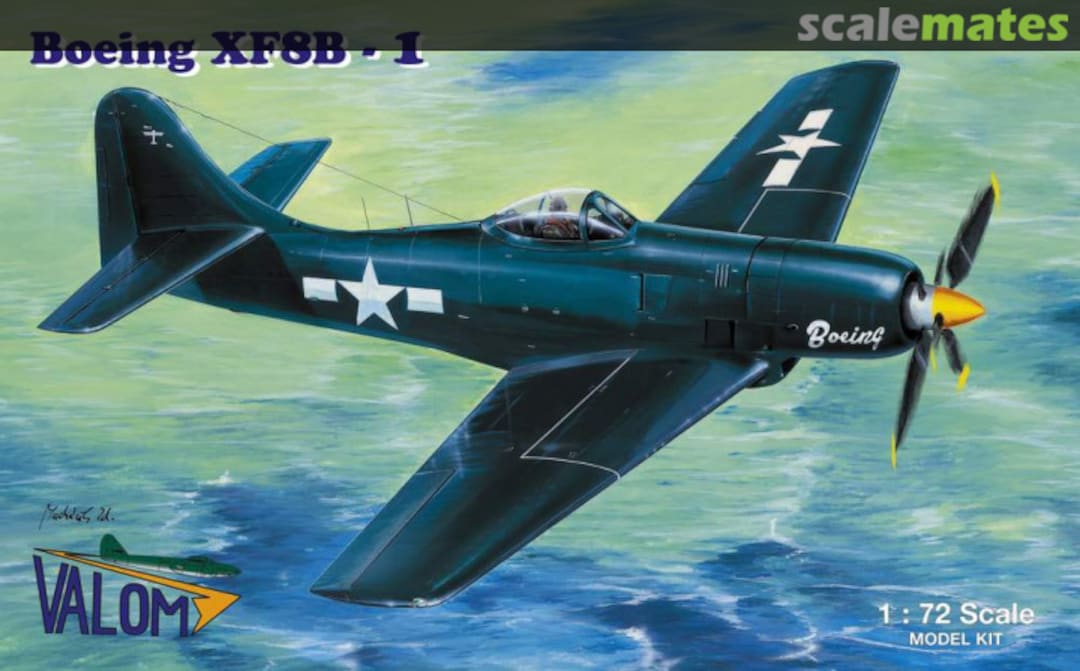 Boxart Boeing XF8B-1 72004 Valom Boxart Boeing XF8B-1 72004 Valom