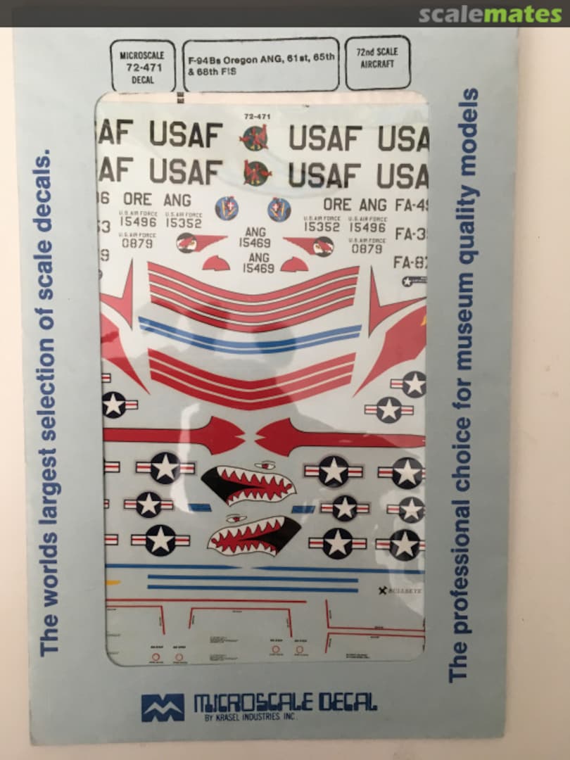 Boxart F-94Bs 72-471 Microscale Boxart F-94Bs 72-471 Microscale