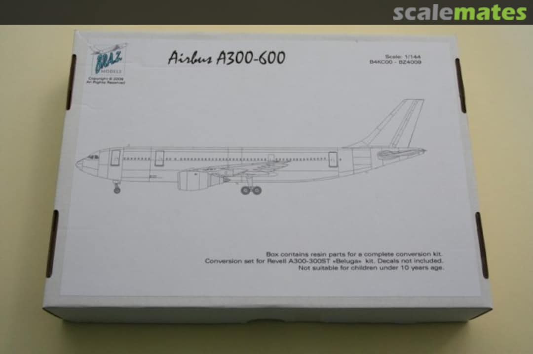 Boxart Airbus A300-600 B4KC00-BZ4009 Bra.Z Models Boxart Airbus A300-600 B4KC00-BZ4009 Bra.Z Models