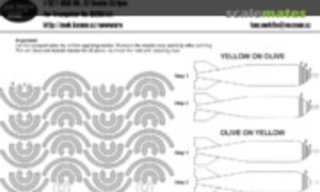 1:32 F-105D Mk.117 bombs stripes kabuki masks (New Ware NWAM0021) NWAM0021