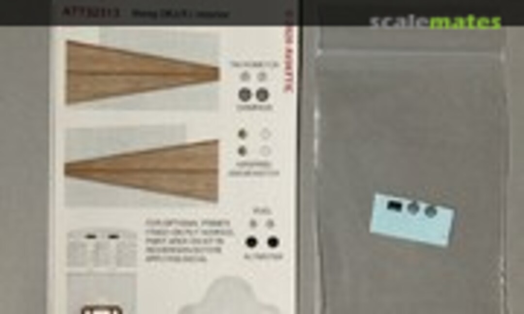 1:32 Fokker F.I/DR.I interior linen and plywood, instrument faces (Aviattic ATT32313) ATT32313
