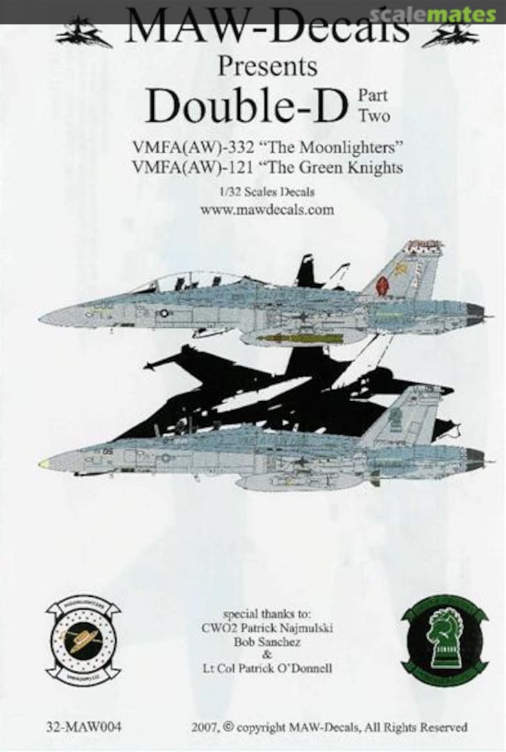 Boxart Double-D Part Two 32-MAW004 MAW-Decals