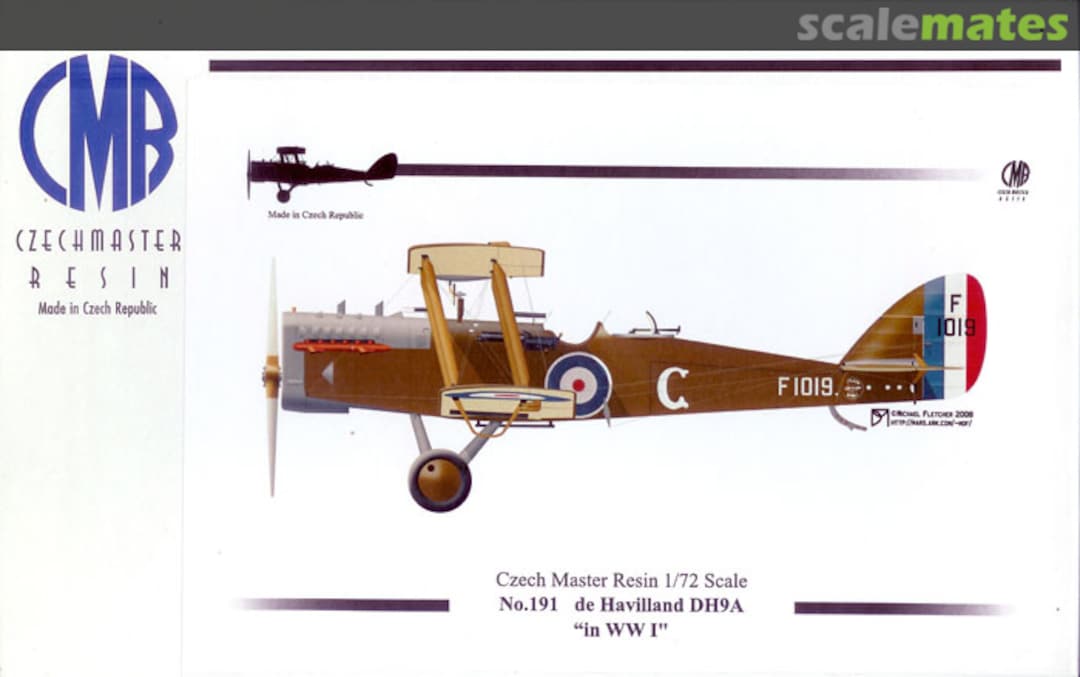Boxart de Havilland DH 9A CMR72-191 CMR Boxart de Havilland DH 9A CMR72-191 CMR