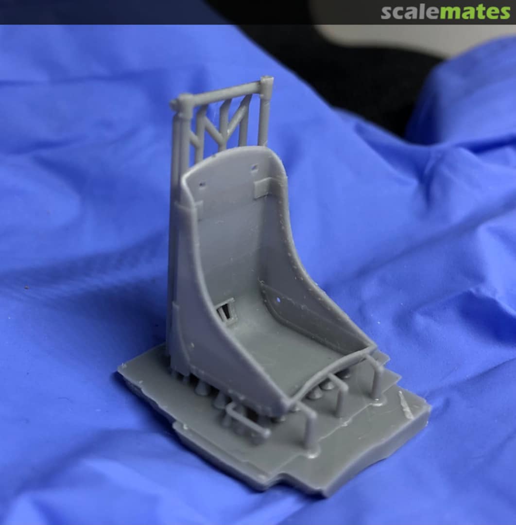 Boxart P-47 Thunderbolt Seat Upgrade R2D32105 RESIN2detail