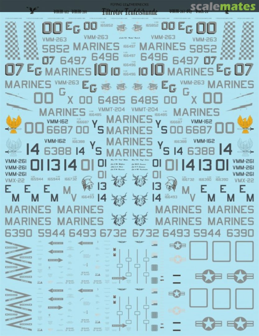 Boxart Tiltrotor Teufelshunde FL48012 Flying Leathernecks Boxart Tiltrotor Teufelshunde FL48012 Flying Leathernecks