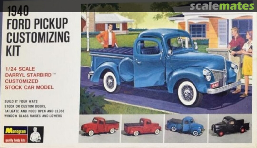 Boxart 1940 Ford Pickup Customizing Kit PC91-200 Monogram Boxart 1940 Ford Pickup Customizing Kit PC91-200 Monogram