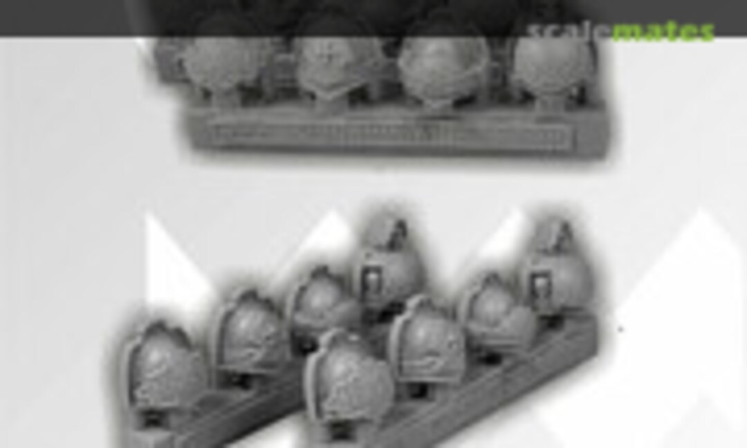 No Templar Shoulder Pads (8 pcs) (Scibor Monsterous Miniatures CPSH0014) CPSH0014