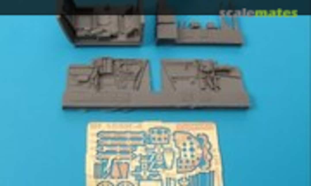 1:48 Messerschmitt Bf 109K-4 cockpit set – NEW TOOL (Aires 4248)